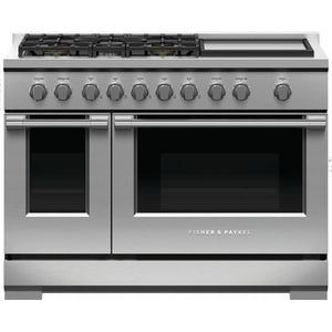 Fisher & Paykel 48-inch Freestanding Gas Range with Griddle RGV3-485GD-L IMAGE 1
