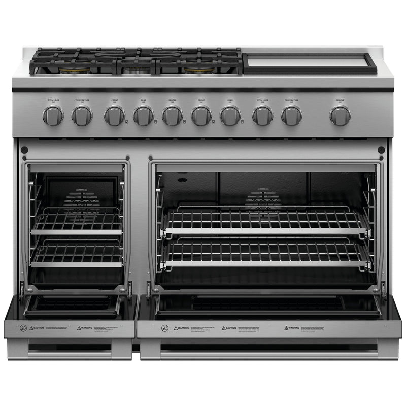 Fisher & Paykel 48-inch Freestanding Gas Range with Griddle RGV3-485GD-L IMAGE 2