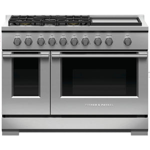 Fisher & Paykel 48-inch Freestanding Gas Range with Griddle RGV3-485GD-N IMAGE 1