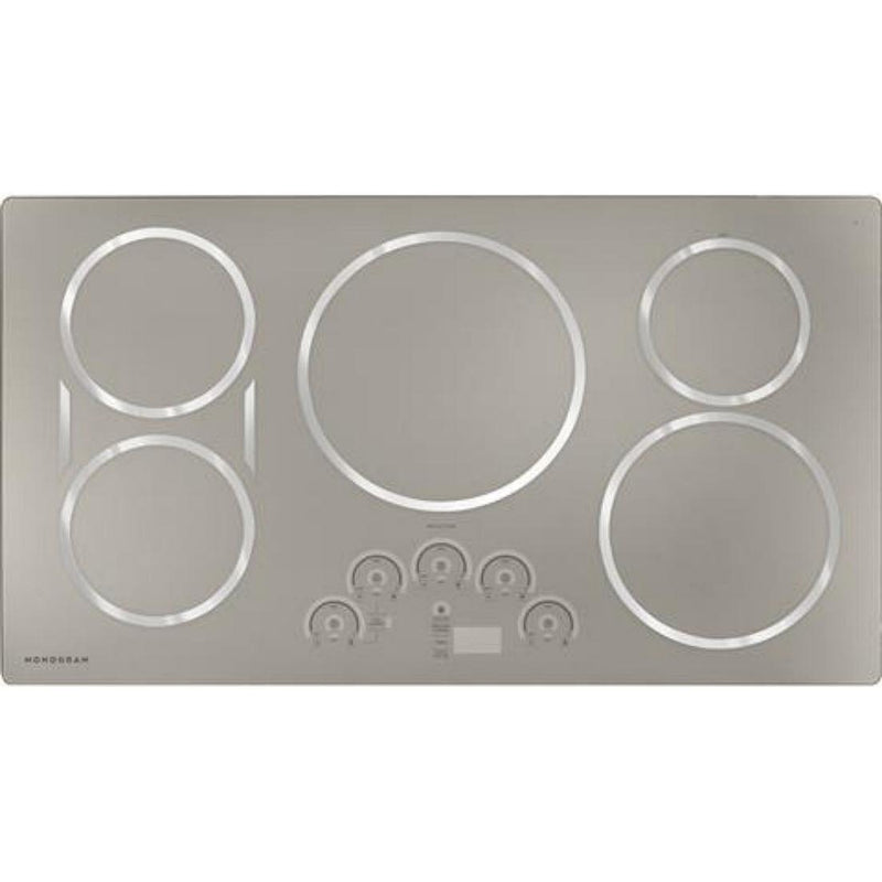 Monogram 36-inch Built-in Electric Induction Cooktop with 5 Elements ZHU36RSPSS IMAGE 1