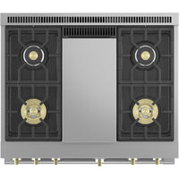 Monogram 36-inch Freestanding Gas Range with Convection Technology ZGP364NDTSS IMAGE 4