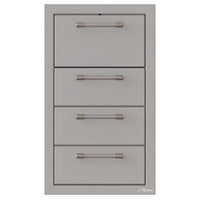 Alfresco Outdoor Kitchen Components Drawer & Door Center AXE-3DRTH-SC IMAGE 1