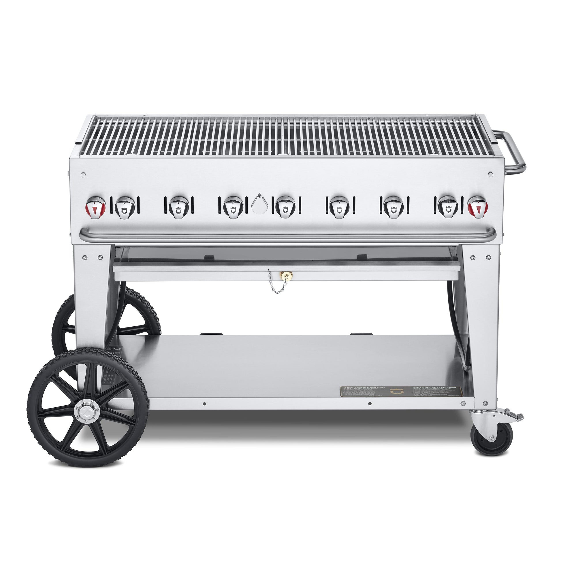 Crown Verity 99,000 BTU Liquid Propane Mobile Gas Grill with 6 Burners CV-MCB-48 IMAGE 1