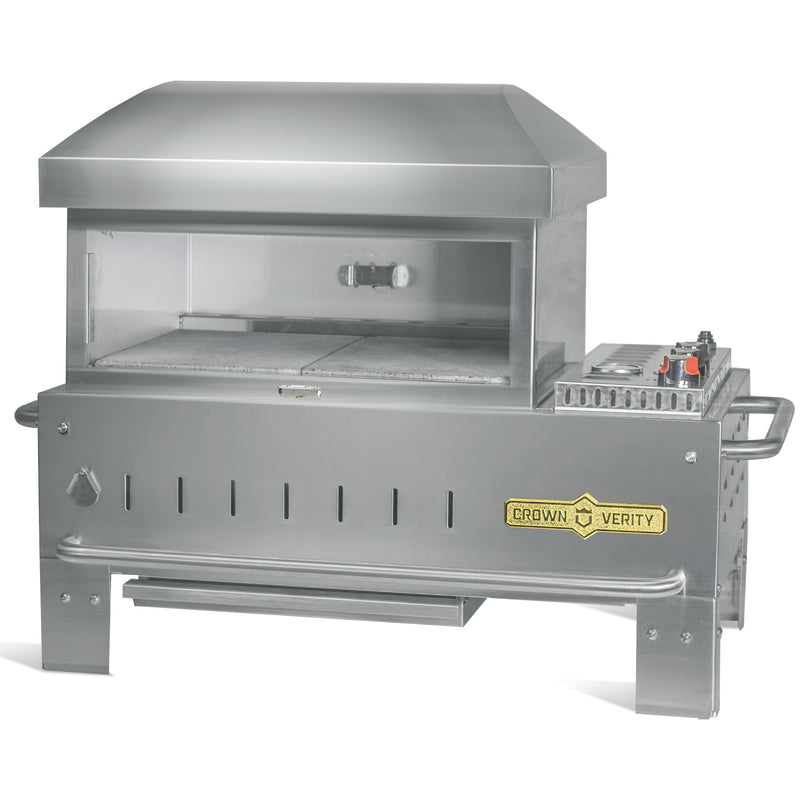 Crown Verity Propane Gas Freestanding Outdoor Pizza Oven with 2 Burners CV-PZ-24-TT IMAGE 1