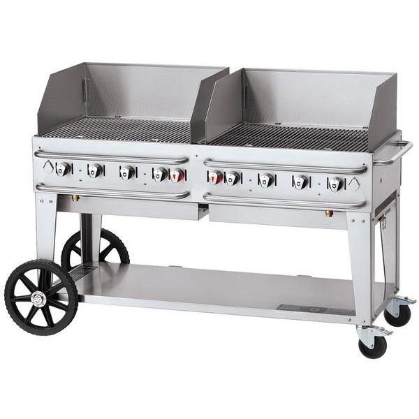 Crown Verity 129,000 BTU Liquid Propane Gas Grill with 8 Burners CV-RCB-60WGP IMAGE 1