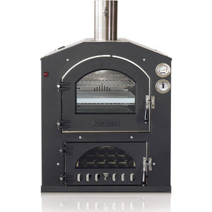 Fontana Forni Inc 100x65V Wood Built-in Outdoor Pizza Oven CA-INC-100x65V IMAGE 1