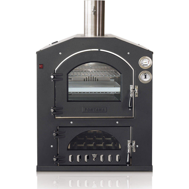 Fontana Forni Inc 80x65V Wood Built-in Outdoor Pizza Oven CA-INC-80x65V IMAGE 1