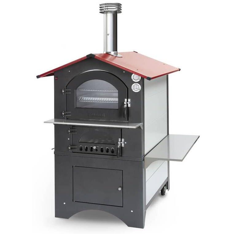 Fontana Forni Rosso 80x54AV Wood Outdoor Pizza Oven CA-ROSSO-80x54AV IMAGE 1
