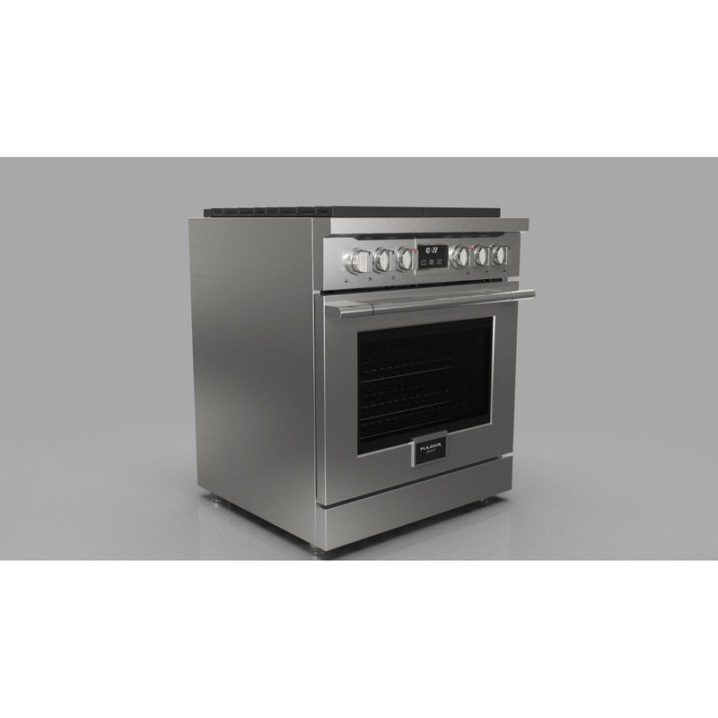 Fulgor Milano 30-inch Freestanding Gas Range with True European Convection Technology F4PGR304S2 IMAGE 3