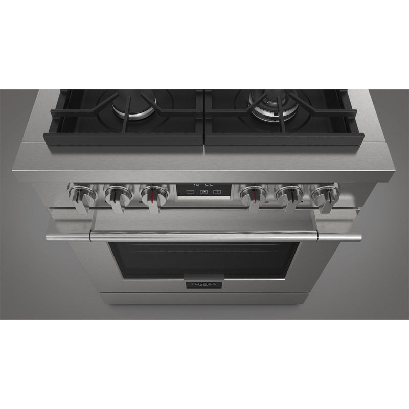 Fulgor Milano 30-inch Freestanding Gas Range with True European Convection Technology F4PGR304S2 IMAGE 8