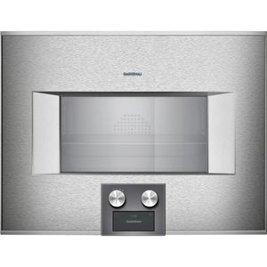 Gaggenau 24-inch, 2.1 cu.ft. Built-in Single Wall Oven with Steam Convection BS475612 IMAGE 1