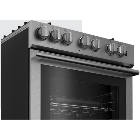 Blomberg 30-inch slide-in Dual Fuel Range with Convection Technology BDF30522CSS IMAGE 4