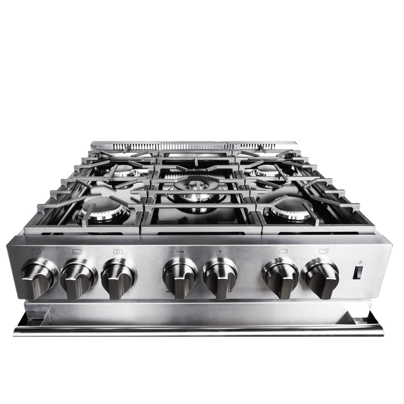 Blomberg 30-inch slide-in Gas Range with Convection Technology BGR30522CSS IMAGE 6