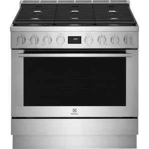 Electrolux 36-inch Dual-Fuel Freestanding Range ECFD3668AS IMAGE 1