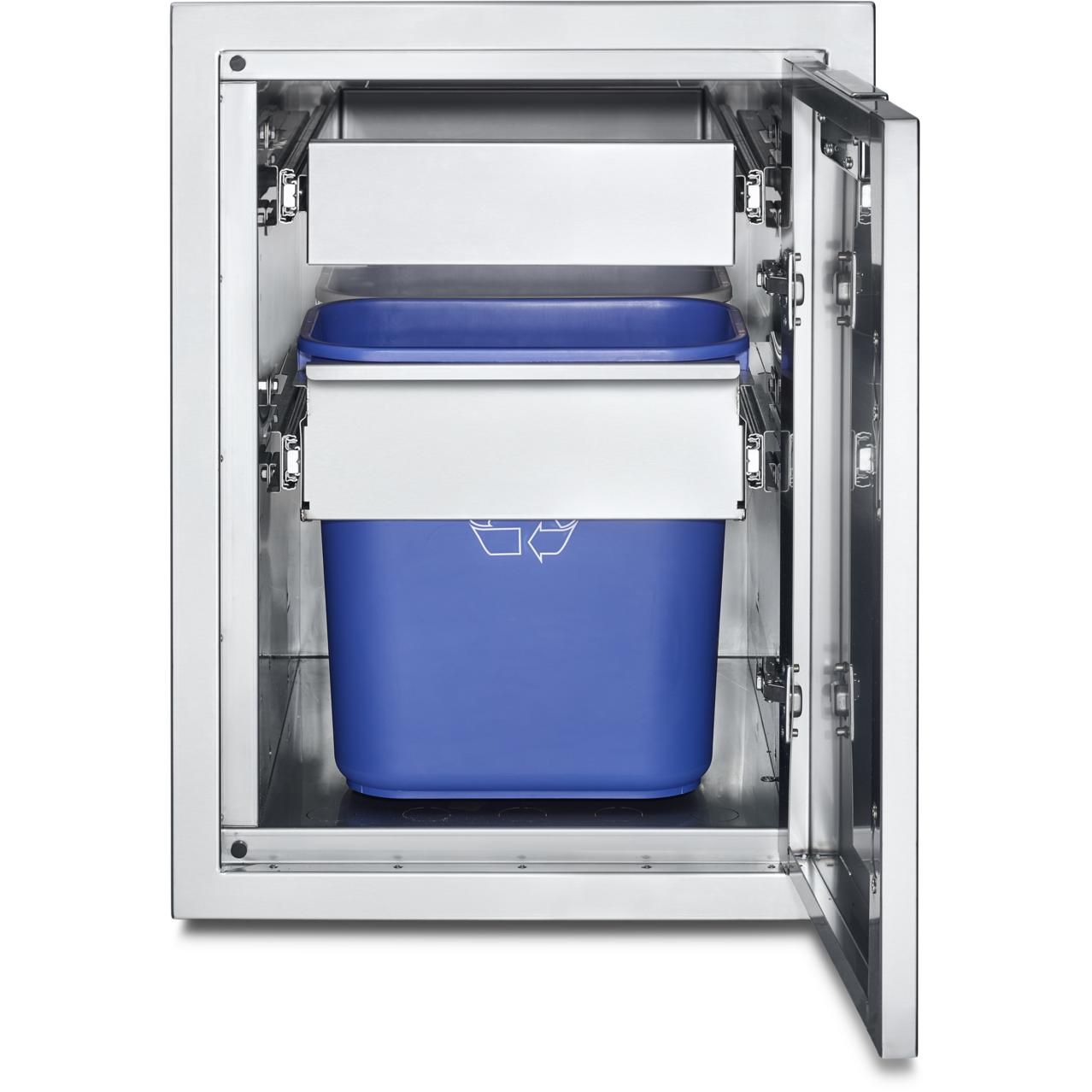 Crown Verity Infinite Series Large Built-In Cabinet With A Single Drawer & Garbage Holder With Bins IBILC-GH-1D IMAGE 2