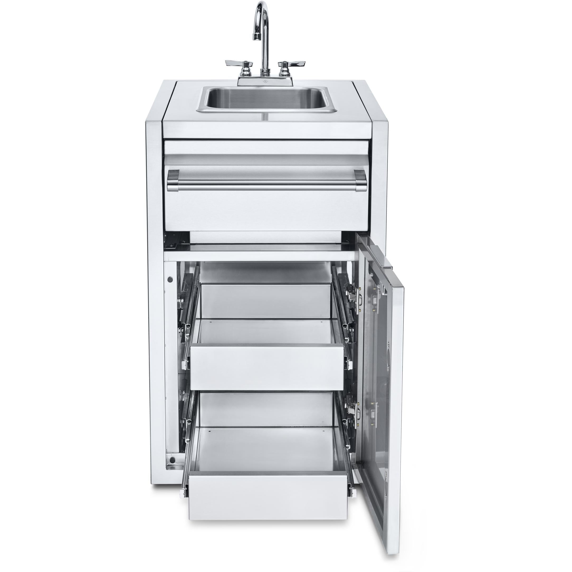 Crown Verity Infinite Series Small Built In Cabinet With Sink And Two Single Drawers IBISC-SK-2D IMAGE 2