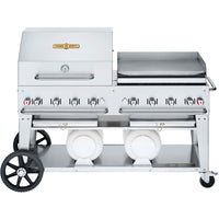 Crown Verity 129,000 BTU Club Series Liquid Propane Gas Grill with Griddle CV-CCB-60RGP IMAGE 1