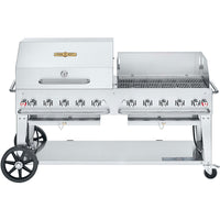 Crown Verity 159,000 BTU Club Series Liquid Propane Gas Grill with Griddle CV-MCB-72-SI50/100-RWP IMAGE 1