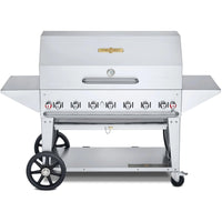 Crown Verity 99,000 BTU Professional Series Liquid Propane Gas Grill with 6 Burners CV-MCB-48-SI-BULK-PRO IMAGE 1