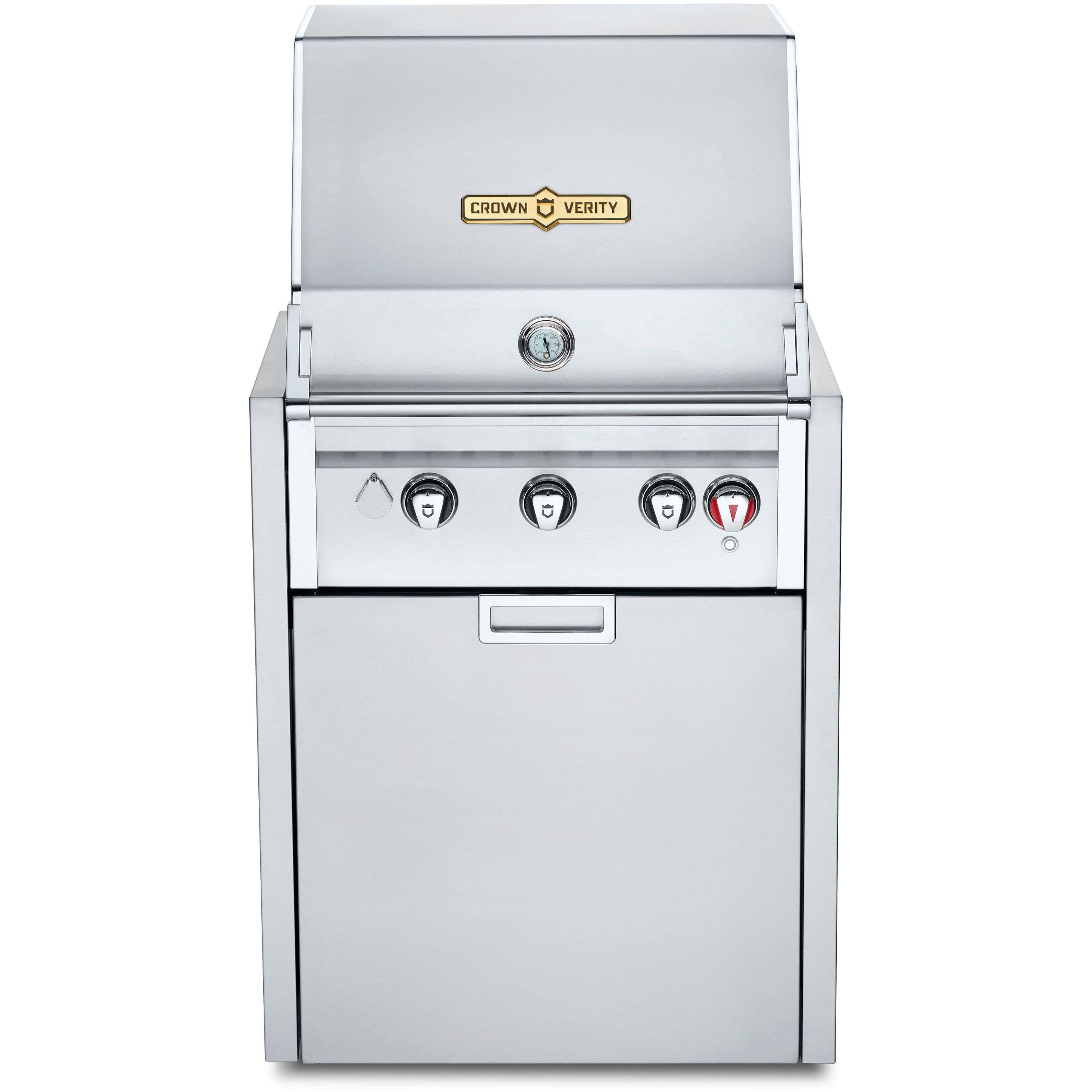 Crown Verity 32,000 BTU Infinite Series Modular Liquid Propane Gas Grill with 3 Burners IGM24LP IMAGE 1