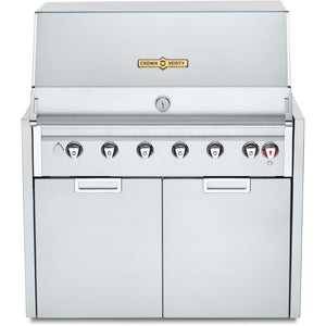 Crown Verity 84,000 BTU Infinite Series Modular Liquid Propane Gas Grill with 6 Burners IGM42LP IMAGE 1