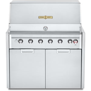 Crown Verity 84,000 BTU Infinite Series Modular Natural Gas Grill with 6 Burners IGM42NG IMAGE 1
