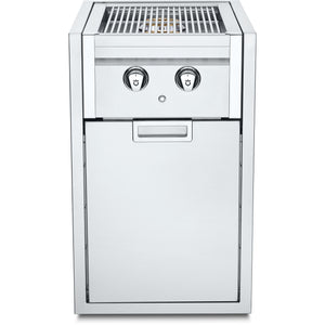 Crown Verity 30,000 BTU Infinite Series Liquid Propane Gas Side Burner with Cabinet IBISC-SBLP-PH IMAGE 1