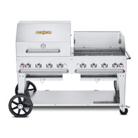Crown Verity 129,000 BTU Club Series Natural Gas Grill with Griddle CV-MCB-60RWP-NG IMAGE 1