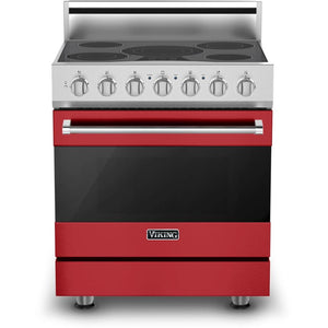 Viking 30-inch Freestanding Electric Range with Vari-Speed Dual Flow™ Convection CRVER3301-5BSM IMAGE 1