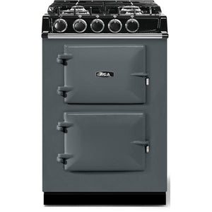 AGA 24-inch Freestanding Dual-Fuel Range with 4 Burners ATC2DF-SLT IMAGE 1