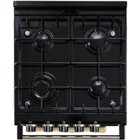 AGA 24-inch Freestanding Dual-Fuel Range with 4 Burners ATC2DF-SLT IMAGE 2