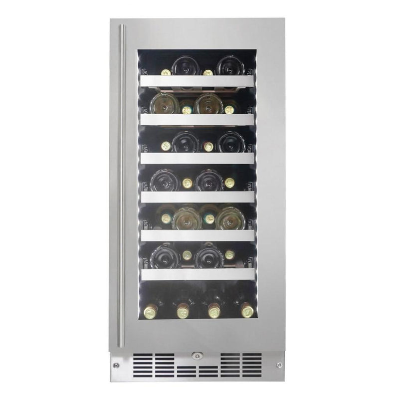 Silhouette 27-Bottle Tuscany Series Wine Cooler with LED Lighting SPRWC031D1SS IMAGE 2