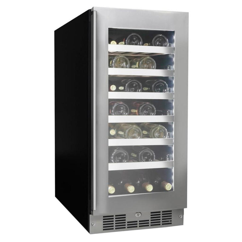 Silhouette 27-Bottle Tuscany Series Wine Cooler with LED Lighting SPRWC031D1SS IMAGE 4