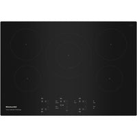 KitchenAid 30-inch Built-In Electric Induction Cooktop KCIG550JBL IMAGE 1
