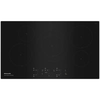 KitchenAid 36-inch Built-In Electric Induction Cooktop KCIG556JBL IMAGE 1
