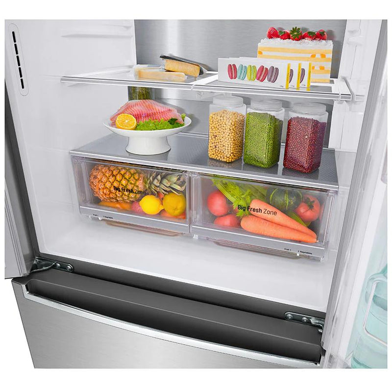 LG 33-inch, 18.4 cu.ft. Counter-Depth French 4-Door Refrigerator with SpacePlus™ Ice System LRMVC1803S IMAGE 8