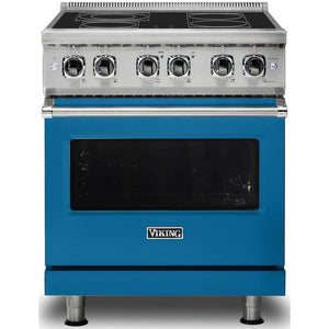 Viking 30-inch Freestanding Electric Range with SoftLit™ LED Lights VER5301-4BAB IMAGE 1
