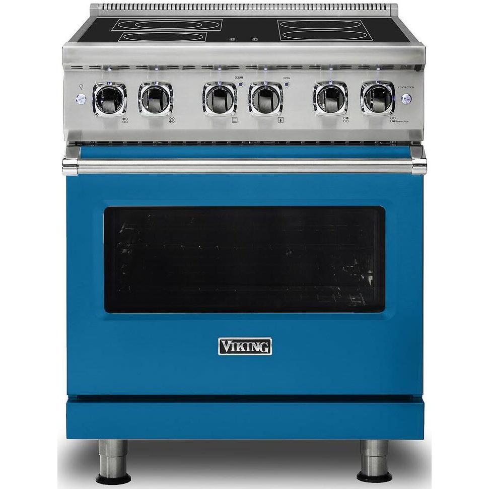 Viking 30-inch Freestanding Electric Range with SoftLit™ LED Lights VER5301-4BAB IMAGE 1