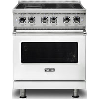 Viking 30-inch Freestanding Electric Range with SoftLit™ LED Lights VER5301-4BFW IMAGE 1