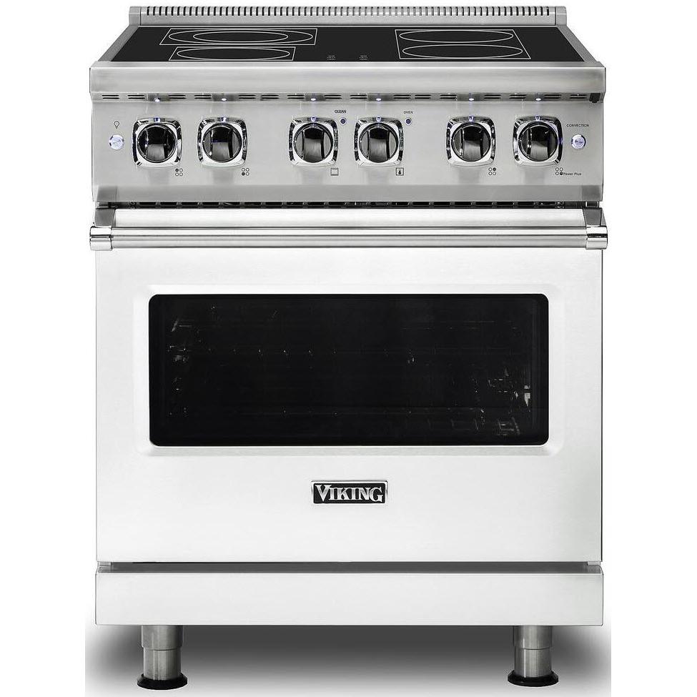 Viking 30-inch Freestanding Electric Range with SoftLit™ LED Lights VER5301-4BFW IMAGE 1