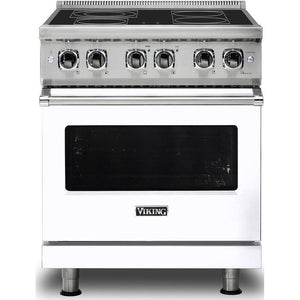 Viking 30-inch Freestanding Electric Range with SoftLit™ LED Lights VER5301-4BWH IMAGE 1