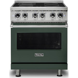 Viking 30-inch Freestanding Electric Range with SoftLit™ LED Lights VER5301-4BBF IMAGE 1