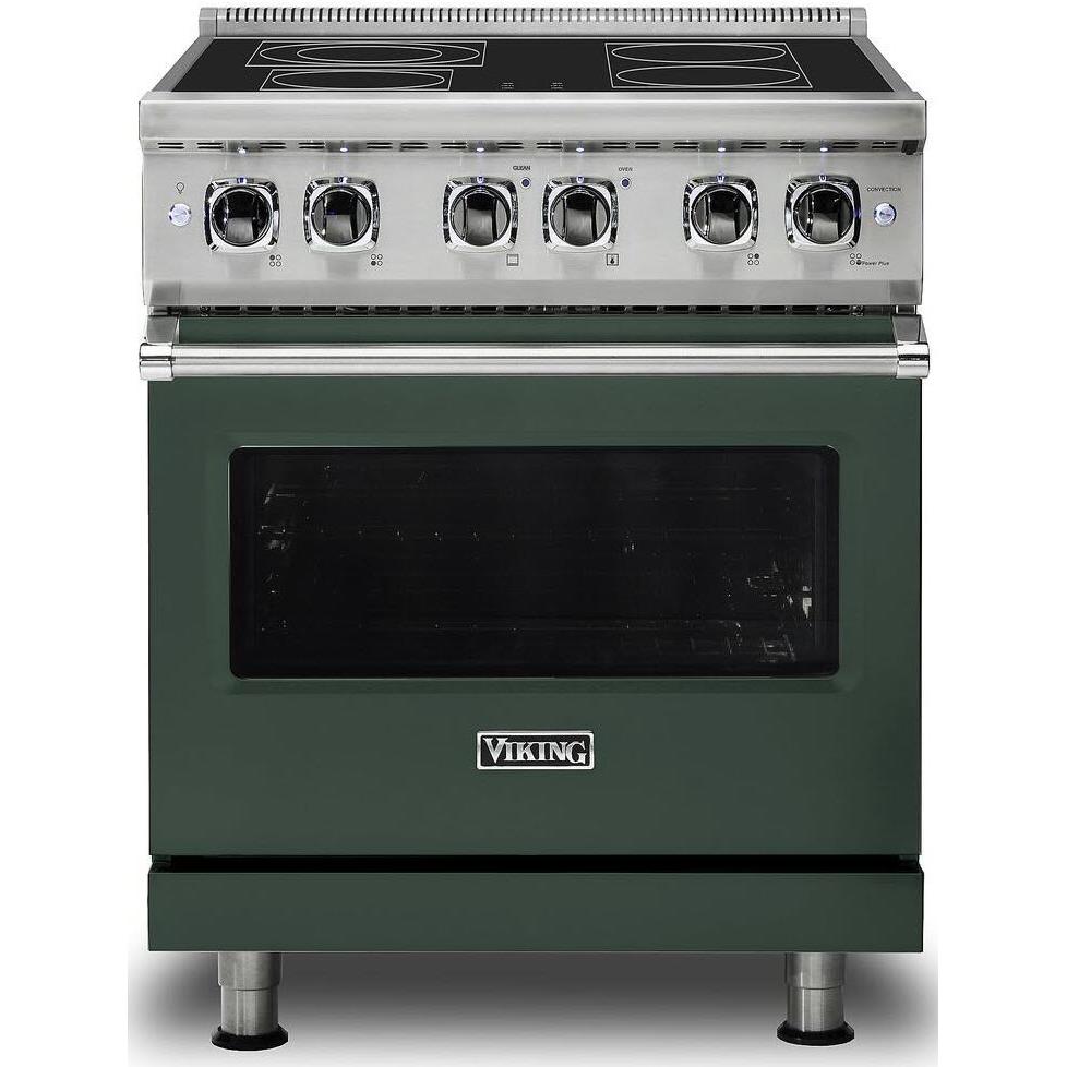 Viking 30-inch Freestanding Electric Range with SoftLit™ LED Lights VER5301-4BBF IMAGE 1