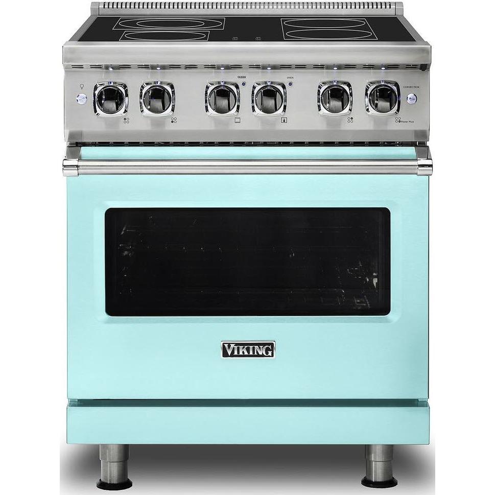 Viking 30-inch Freestanding Electric Range with SoftLit™ LED Lights VER5301-4BBW IMAGE 1