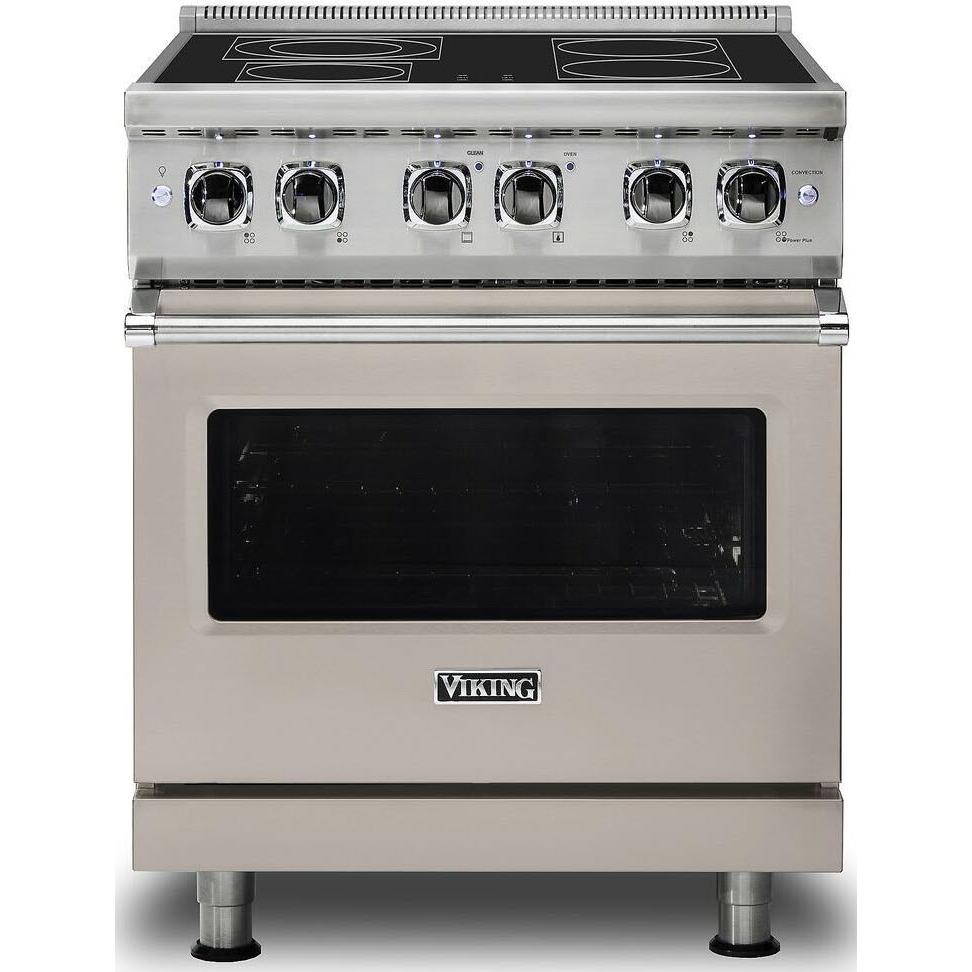 Viking 30-inch Freestanding Electric Range with SoftLit™ LED Lights VER5301-4BPG IMAGE 1