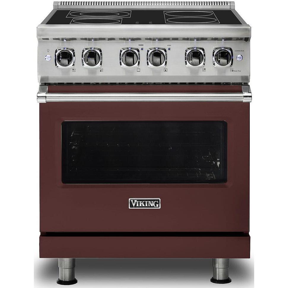 Viking 30-inch Freestanding Electric Range with SoftLit™ LED Lights VER5301-4BKA IMAGE 1