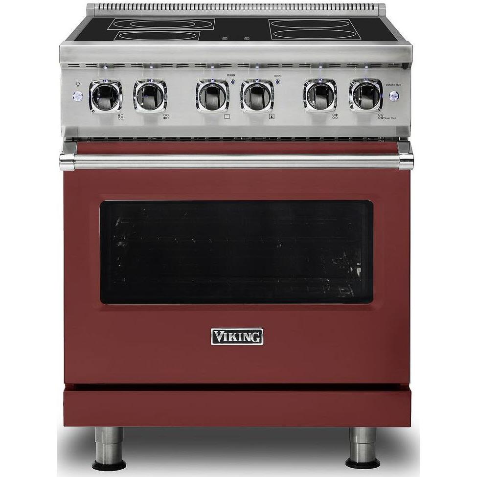 Viking 30-inch Freestanding Electric Range with SoftLit™ LED Lights VER5301-4BRE IMAGE 1