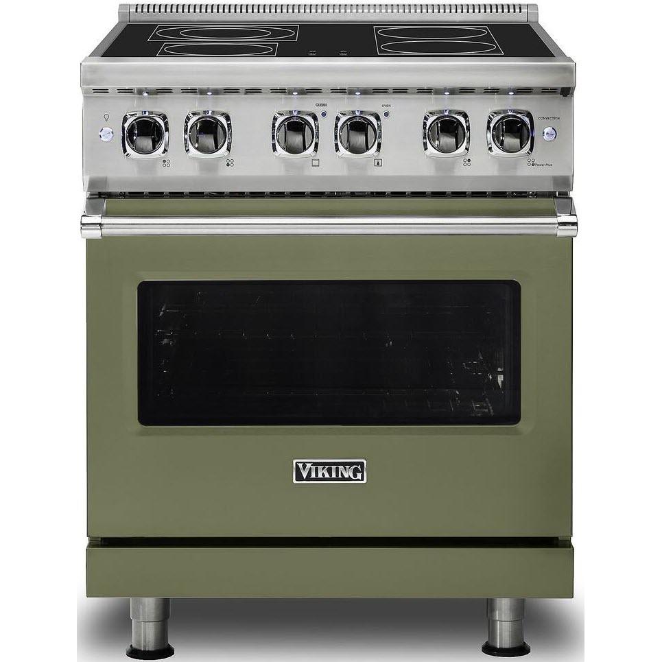 Viking 30-inch Freestanding Electric Range with SoftLit™ LED Lights VER5301-4BCY IMAGE 1