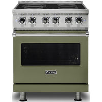 Viking 30-inch Freestanding Electric Range with SoftLit™ LED Lights VER5301-4BCY IMAGE 1