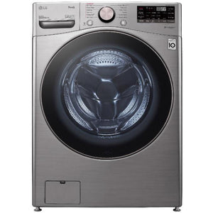 LG 5.2 cu.ft. Front Loading Washer with ThinQ™ Technology WM3850HVA IMAGE 1